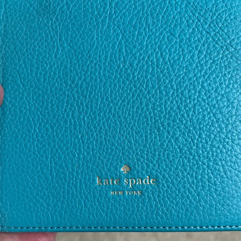 Kate Spade Turquoise Leather Cover for EReader/Nook/Kindle retired style